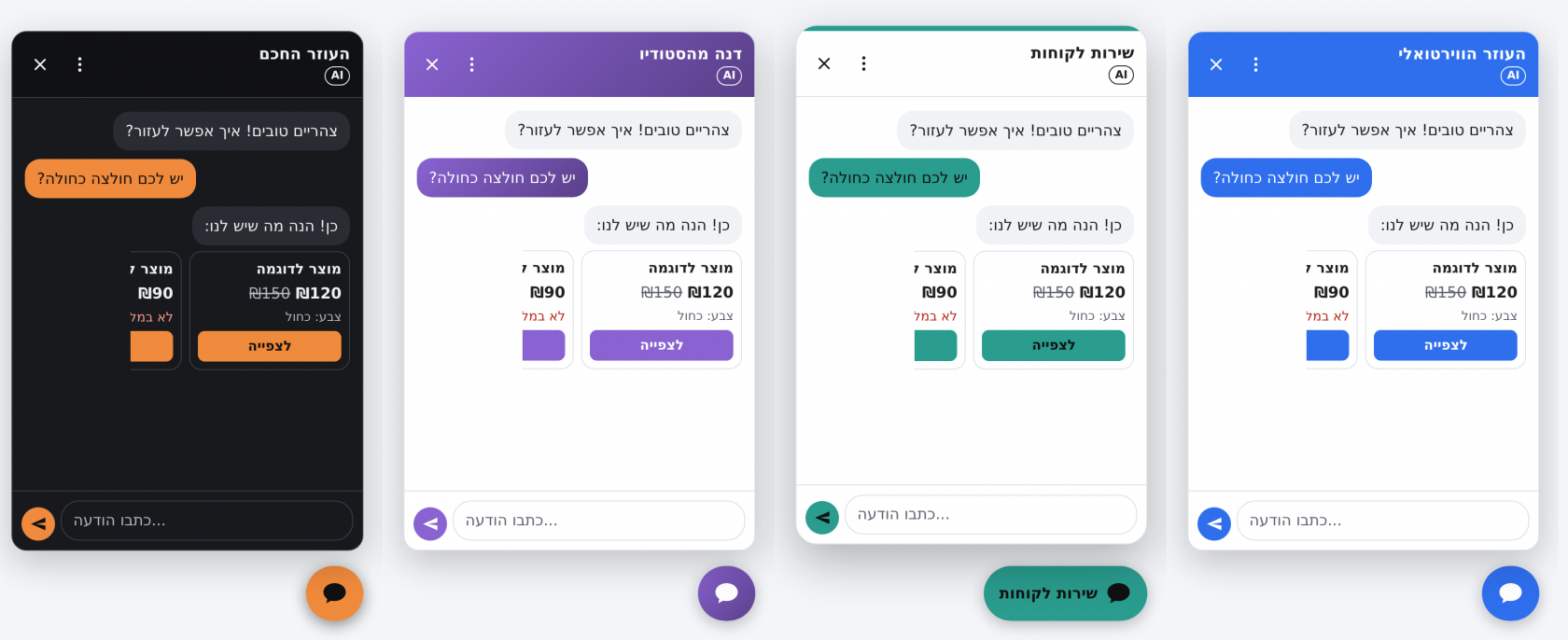 מתאימים את החלון למותג: צבע, סגנון, שם ותמונה